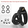 Newest!!!  V6 Version 3D Printed Double-Arc Chastity Device with 4 Size Ring, Penis Ring Lock Cage Cock Belt, Adult Sex Toys