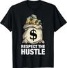 RESPECT THE HUSTLE Shirt with Money Bag T-Shirt