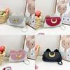 Single Ears Cat Shoulder Crossbody Bag Kids School And Daily Use Cute Accessory