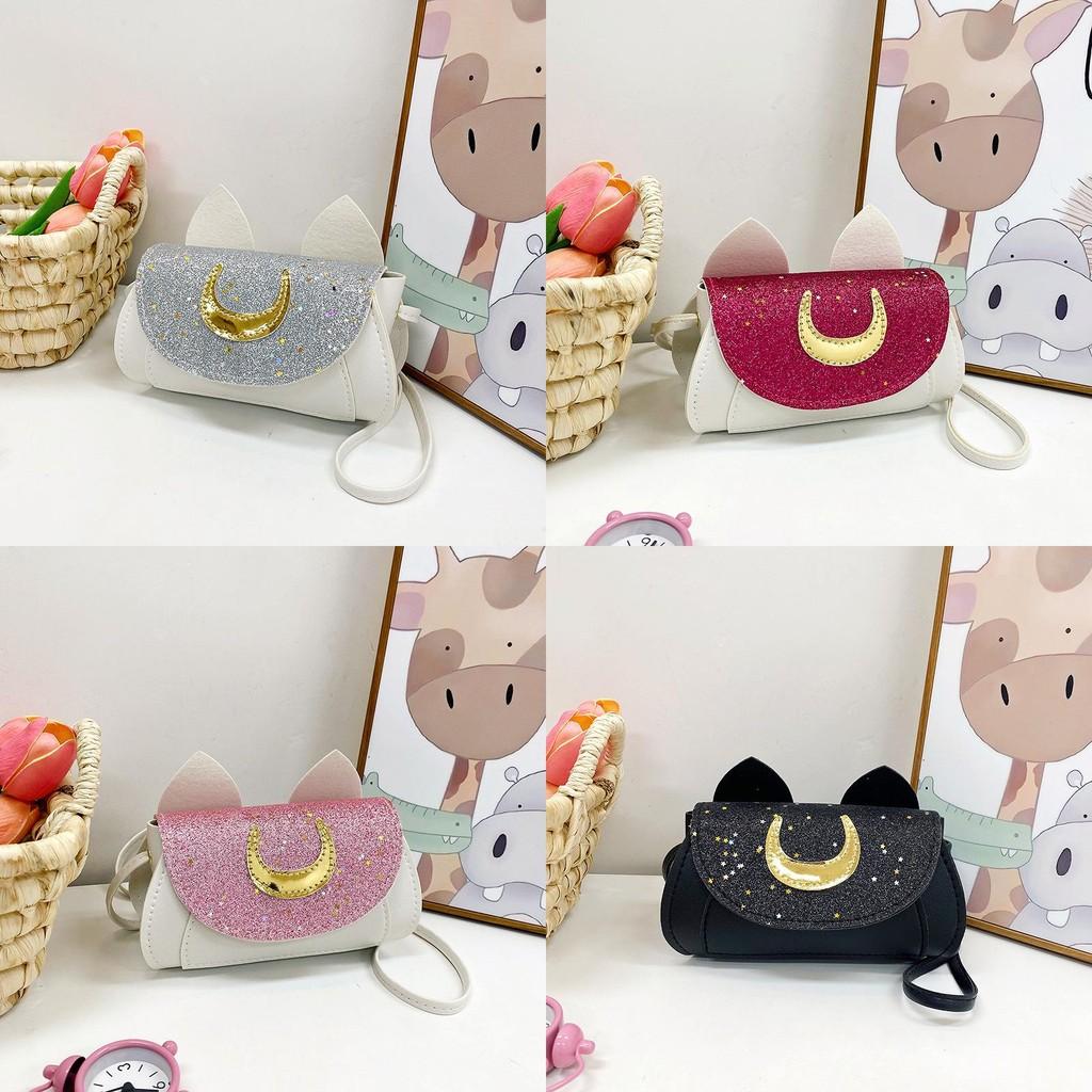 Single Ears Cat Shoulder Crossbody Bag Kids School And Daily Use Cute Accessory