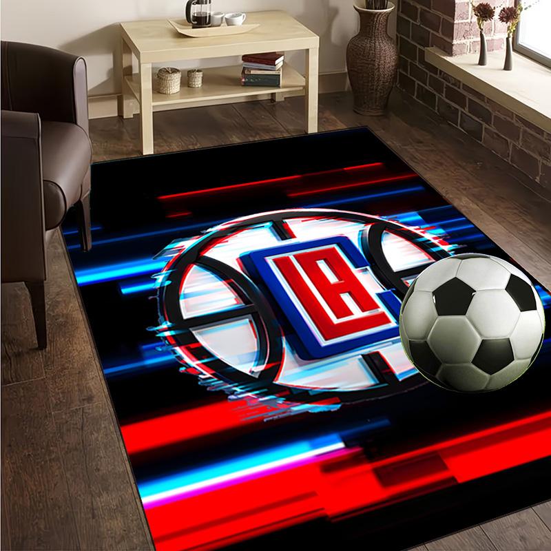 Clippers Ice Rug Office Carpet Non-Slip Mat, Chair Rug Floor Covering for Gaming, Bedroom, Living Room , Home Decor Christmas Gift