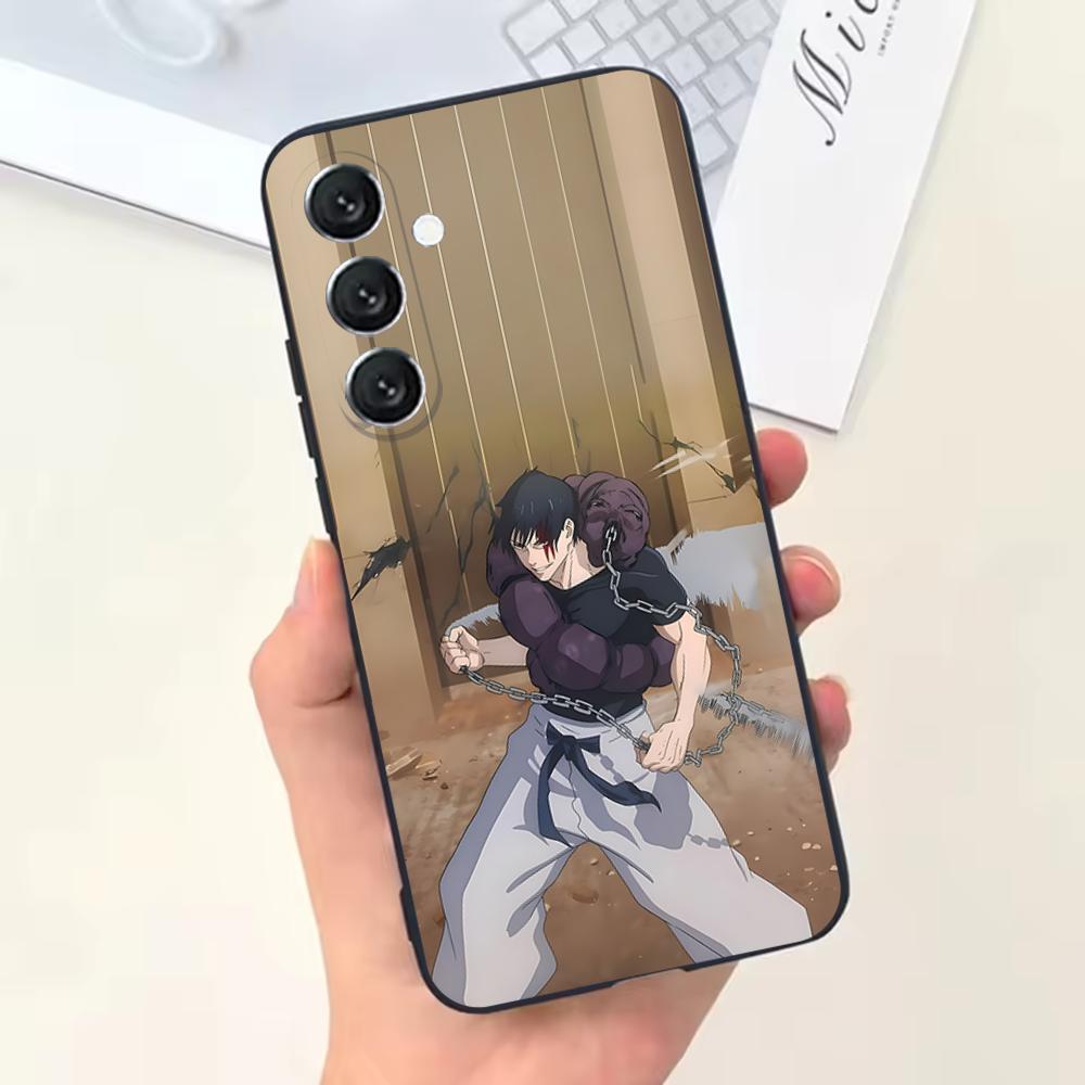 Toji Fushiguro Jujutsu K-Kaisen Phone Case For Samsung Galaxy A13,A21s,A22,A31,A32,A52,A53,A71,A80,Soft Black Shell