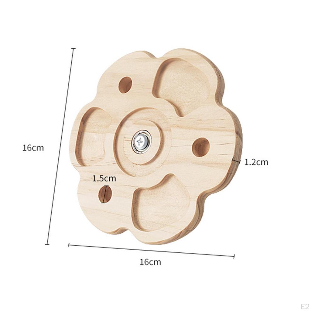 Chinchilla Molar Toy Cage Accessories Rotating Tooth Cleaning Interactive Hamster Chew Small Pet