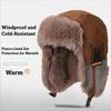 Cozy Thickened Lei Feng Hat Warm Soft Ear Protection Hat Windproof Ushanka Hat Winter Travel Casual Wear
