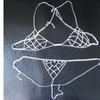 Chic Rhinestone-Inlaid Waist & Neck Body Chain Belt