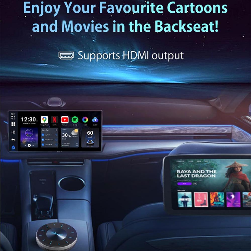 OTTOCAST P3 CarPlay AI Box Wireless CarPlay Android Auto Adapter 8GB+128GB HDMI