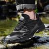 Unisex Outdoor Hiking Shoes Men Women Lightweight Breathable Trail Sneakers With Non-Slip Rubber Sole Low-Cut Design