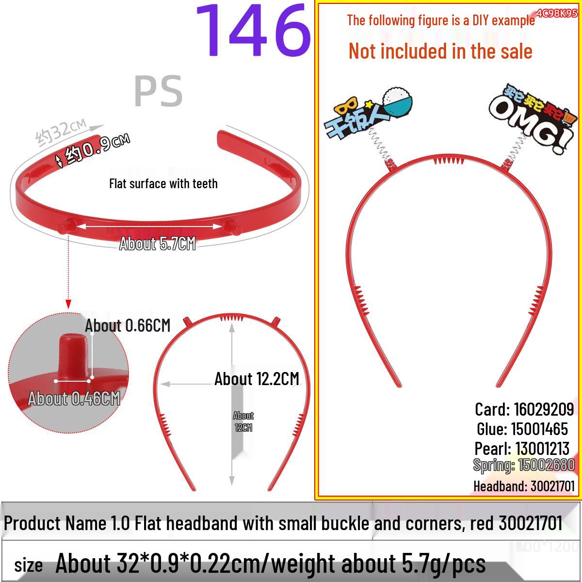 

Розовый 1,5 см Плоский Пластиковый Рождественский Ободок с 5 Зубцами Аксессуары - DIY Супер Пользователь