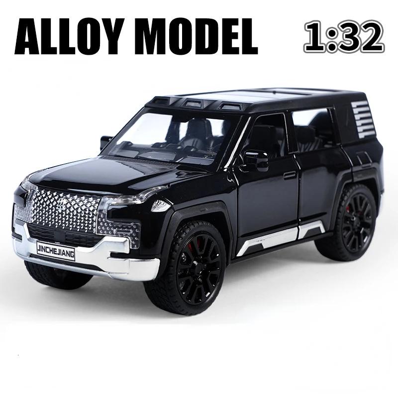 1:32 YangWang U8 U9 Toy Car Models Pull Back Sound Light Simulation Models Off-road Vehicles Toys for Boys Birthday Gifts