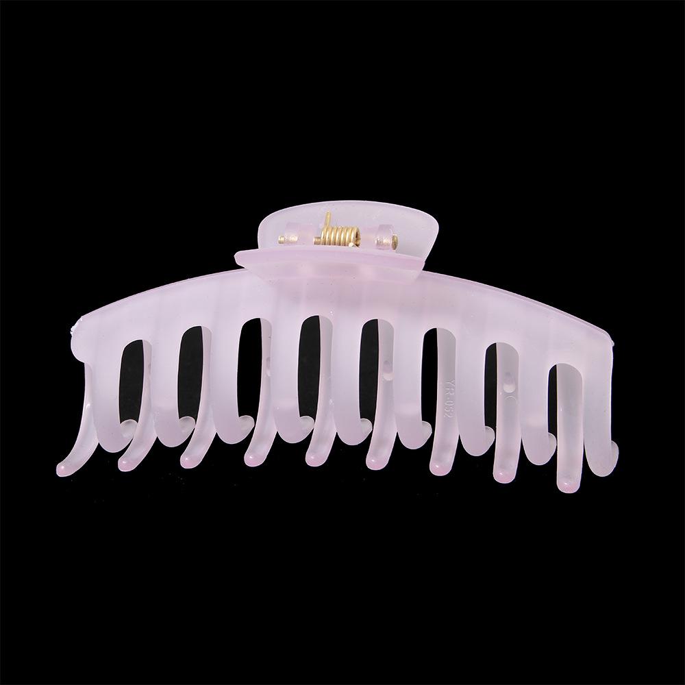 Extra Large 13CM Rectangular Hair Clip - Frosted Multi-purpose Shark Claw Clip for Thick Hair