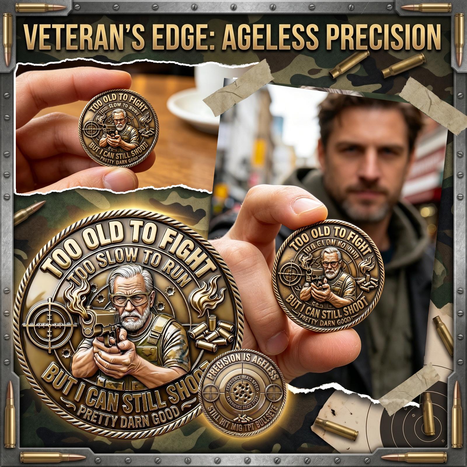 

Humorous Veteran Commemorative Coin One Size