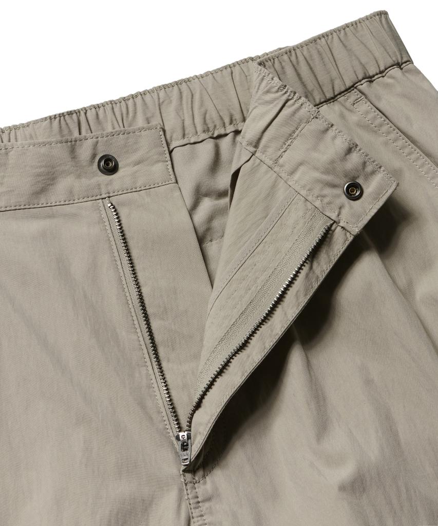 Musinsa Standard [City Leisure] Cn Wide Belted Parachute Pants [Grayish Beige]