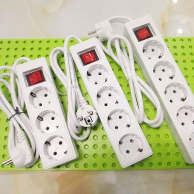Europäischer Standard Elektrischer Ladeadapter PVC Stecker Steckdose Steckdosenleiste Schlafzimmer