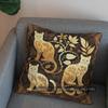 2D Exquisite Leopard Pattern Decorative Pillow Cover Pattern Cushion Cover Suitable For Sofa Bedroom Car Pillow Cover