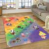 Niedlicher 3D-Cartoon-Teppich mit Animal Crossing New Horizons für Wohnzimmer, Schlafzimmer, Heimdekoration, rutschfeste Dekoration für Sofa, Kindergeschenk