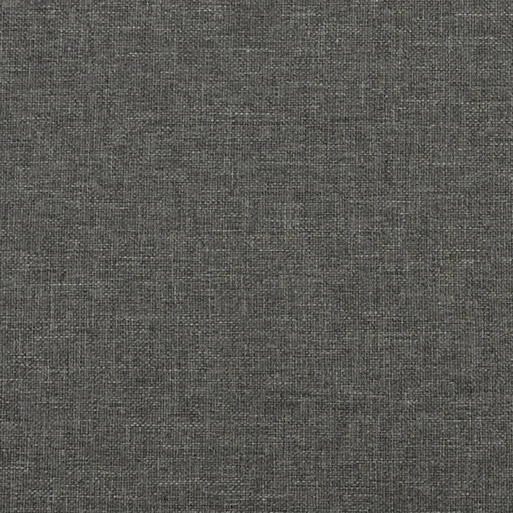 Vidaxl Bed Frame Without Mattress, Dark Gray, 80X200 Cm, Upholstered