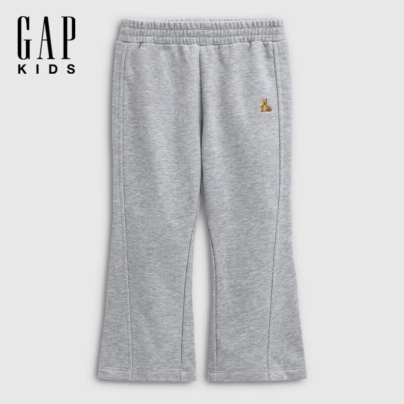 Gap Toddler Girl Bear Embroidery Flared Knit Trousers 110/56