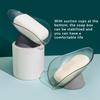 Storage Box Sucking Container Leaf-shaped Draining Organizer for Kitchen Bathroom