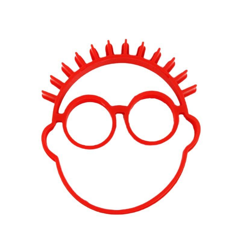 Breakfast Omelette Mold Silicone Egg Pancake Ring Shaper Cooking Tool DIY Kitchen Accessories Gadget Plastic Egg Separator