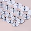 Galvanized Candle Wick Base for DIY Aromatherapy Candles - Multiple Diameters Available