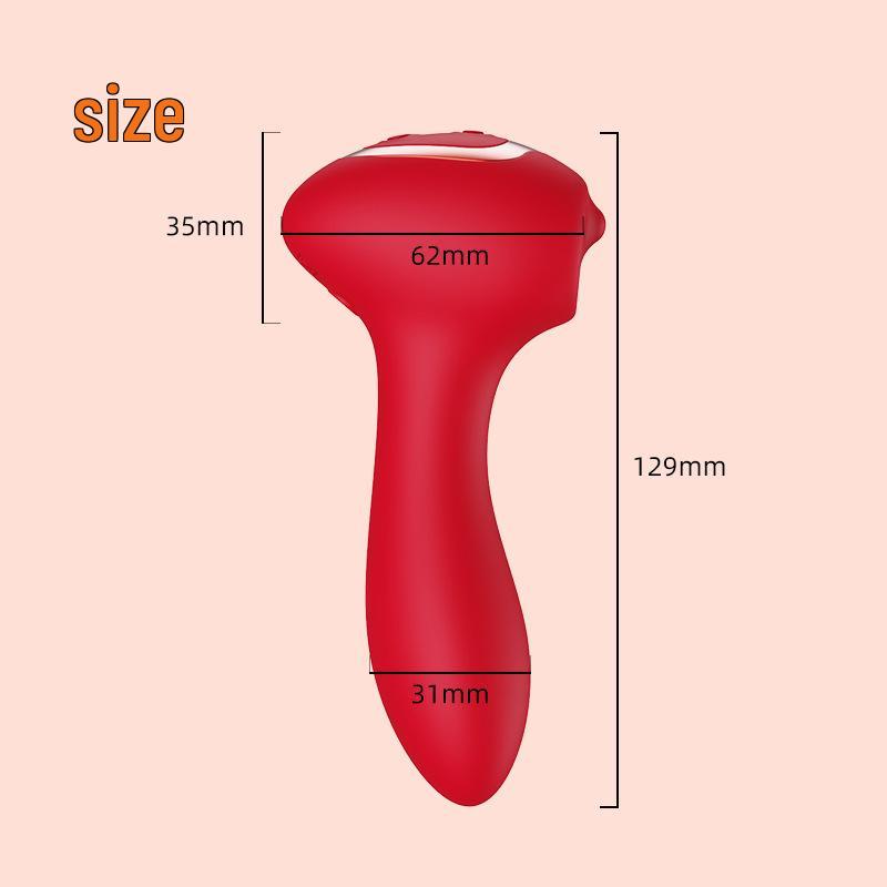 Rotating Rose Bead Vibrating Massager for Women