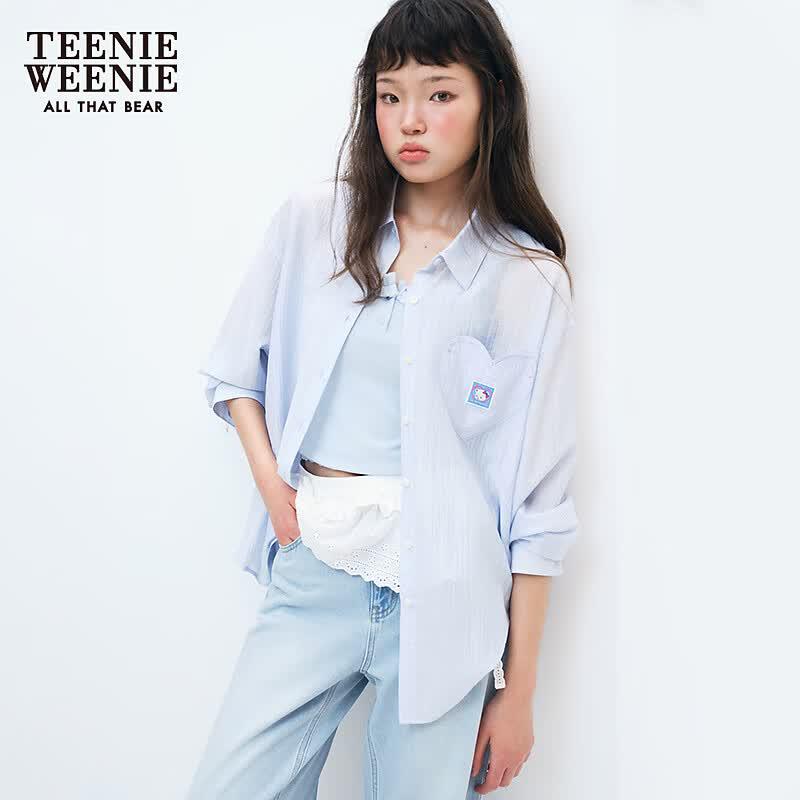 Teenie Weenie Little Bear Cartoon Women's Shirt