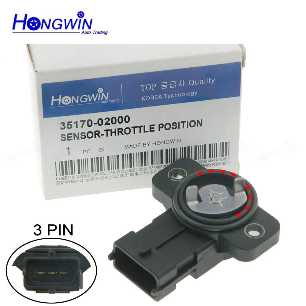 

35170-02000 Throttle Position Sensor TPS For Kia Sportage Optima Hyundai Tucson Tiburon Santa Fe Sonata 35102-02910 3517002000 X1 Sensor