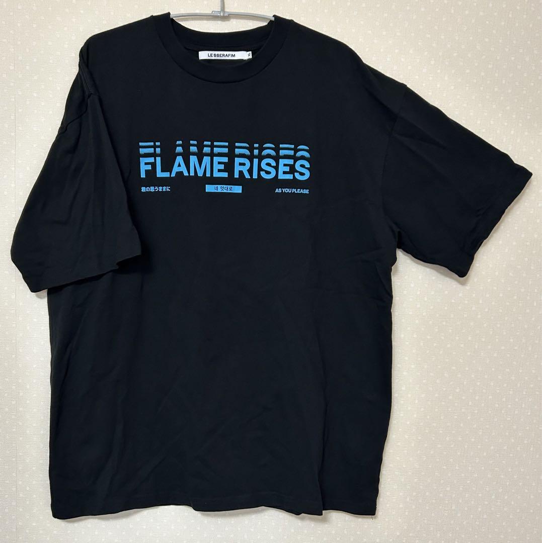

[USED] LE SSERAFIM FLAME RISES Tour T-Shirt XL