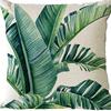 Plant and Flower Pillowcase American Pastoral Linen Pillowcase Cushion Cover Home Sofa Car