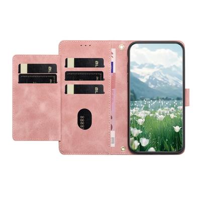 For Motorola Edge 50 Fusion 5G Tulip Leather Case Phone Cover with 5 Card Slots Wallet