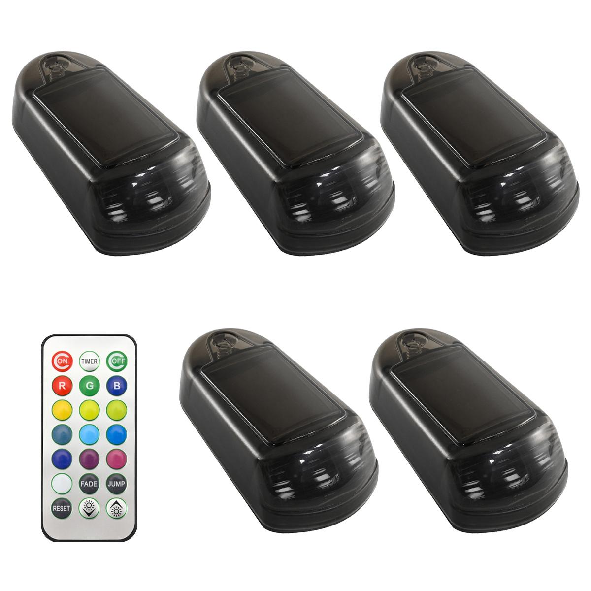 

Универсальные 5 в 1 солнечные фонари для кабины 7 цветов беспроводные фонари на крыше для легковых автомобилей грузовиков внедорожников аксессуары