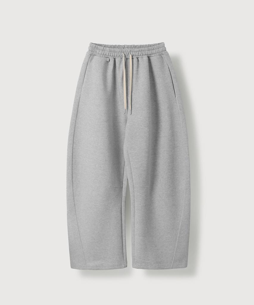 MOOD INSIDE Curved Sweat Wide Pants_3 Colors