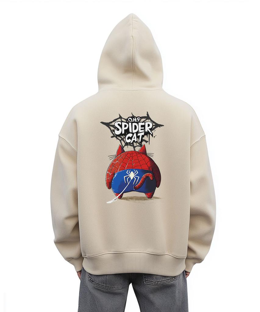 Ohpxharmonia Bspider Cat Fleece Hoodie