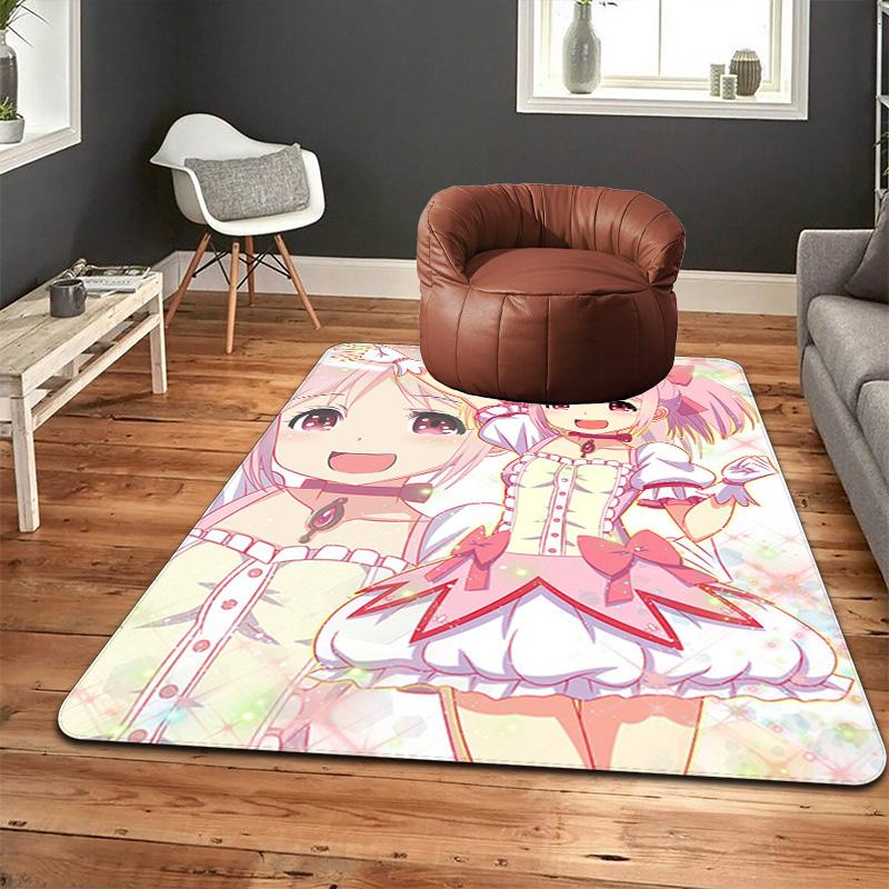 Kaname Madoka Rug Floor Mat for Living Room or Bedroom Soft and Comfortable Carpet a Gift for Birthday and Holiday.NFF0928474
