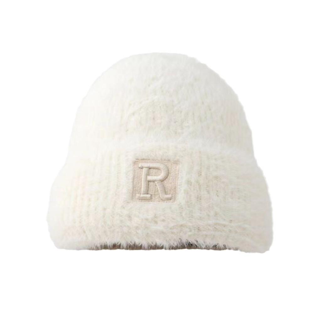 Elegant Knitted Hat Thickening Pullover Hat New Ear Protection  Women Girls