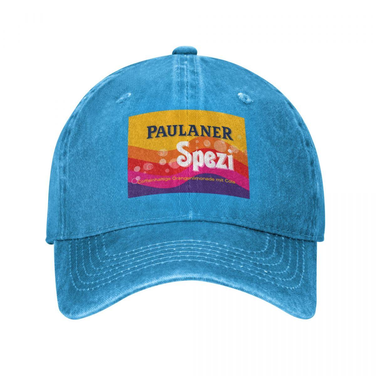 

Бейсболки Paulaner Spezi Drink Accessories for Unisex Women Fashion Distressed Denim Dad Hat One Size