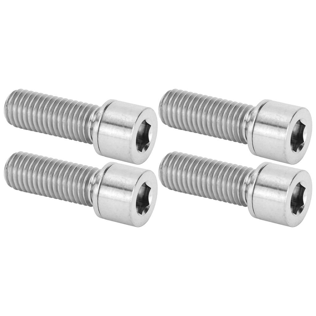 4Pcs Bike Handlebar Stem Bolts Screw Bicycle Titanium Alloy Stem Inner Hex Screws M7x20mm