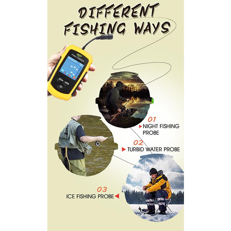 Fish finder sonar fish finder visual high-definition fish detector fishing sonar fishing device fish finder