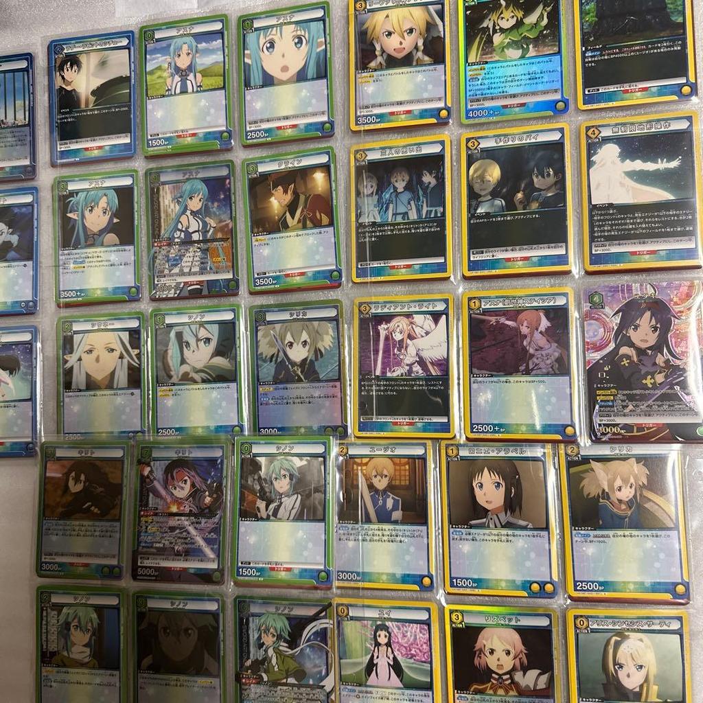 Used Sword Art Online Union Arena Hologram Picture Collection