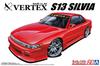 Aoshima Bunka Kyozai The Tuned Car Series 21 Nissan VERTEX PS13 Silvia Plastic Model Kit Co., Ltd. (AOSHIMA) 1/24 No. '91 (Automobile)