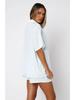 2026 Trendy Women's Personalized Print Casual Loose Shirt & Shorts Set
