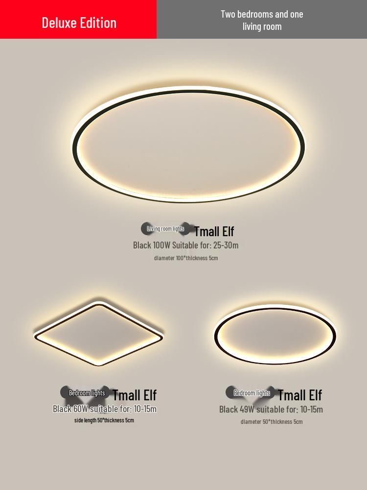 2025 Modern LED Ceiling Light with Remote Control - Minimalist Style for Master Bedroom & Living Room