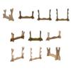 Wood Sword Display Stand Decorative Festival Party Display Bracket Accessory