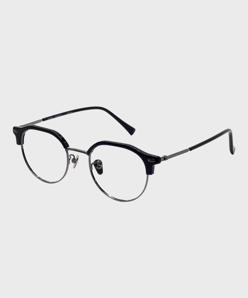 Deumeuaen A-Side 18 Titanium Browline Glasses
