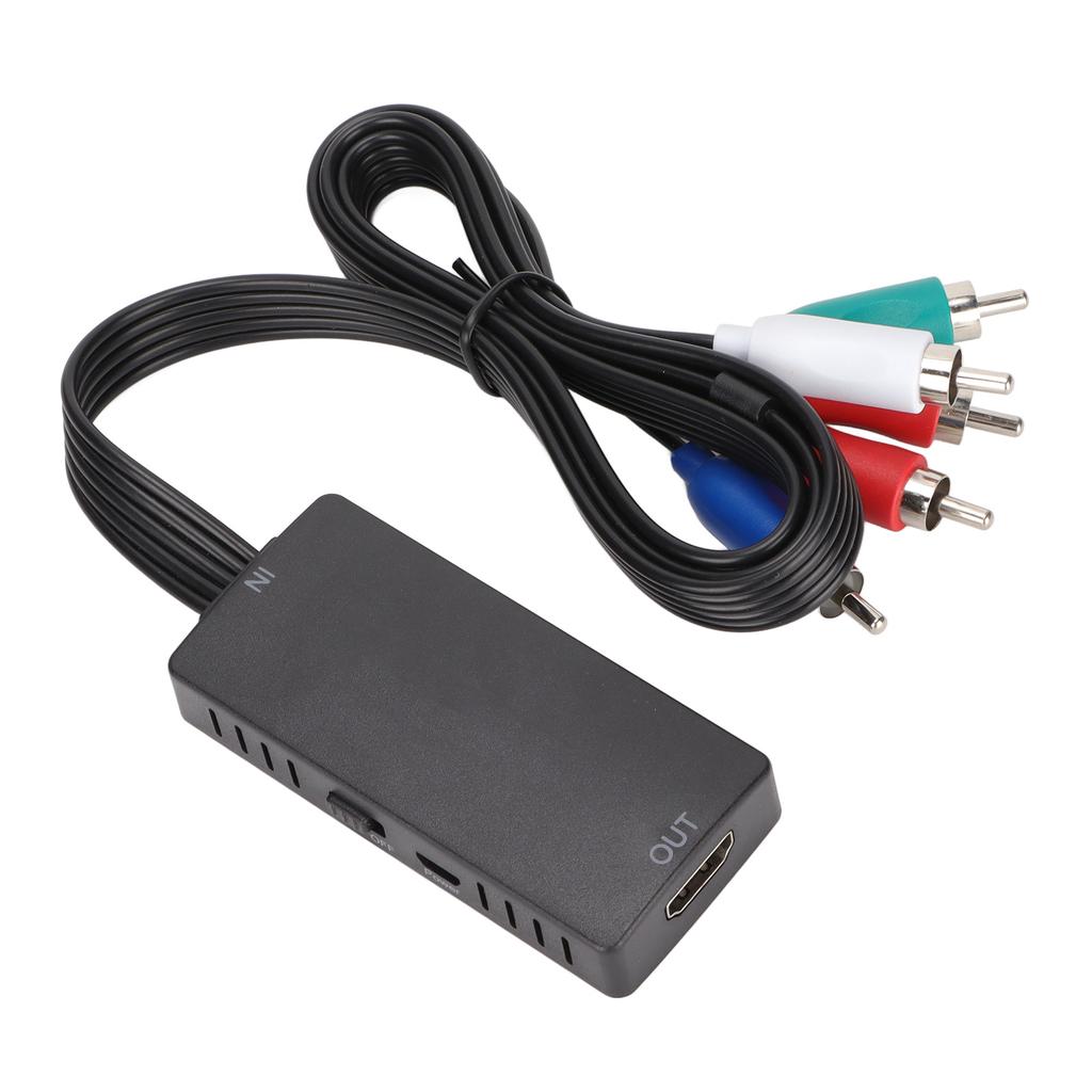 YPbPr to HD Multimedia Interface Adapter Component 1080P AV Converter for DVD HDTV Monitor