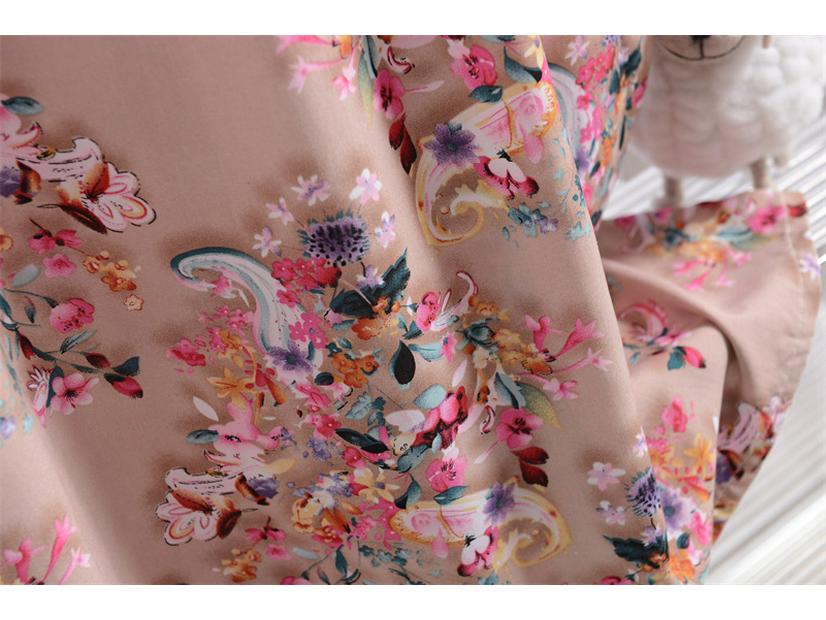 Women's 2025 New Floral Cotton-Silk Blend Sleeveless Nightdress - Plus Size, Loose Fit