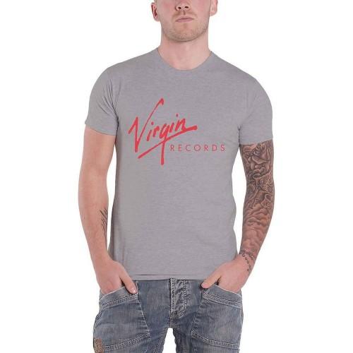 T-shirt in cotone con logo Virgin Records unisex per adulti