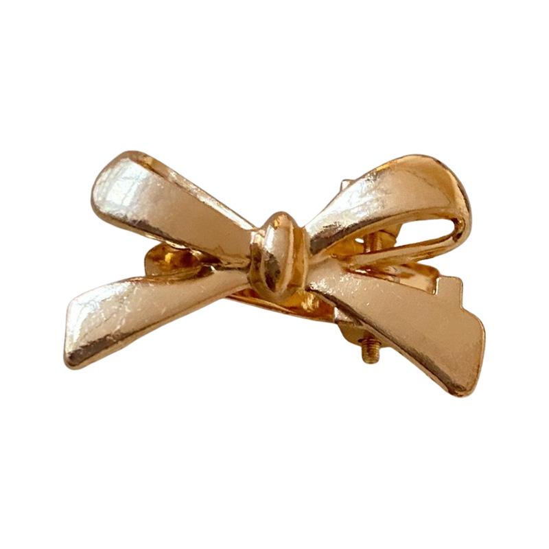 Versatile Mini Bow Hair Clip - Stylish Small Duckbill Hairpin Accessory