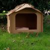 Outdoor Feeding Shelter Sturdy Cat House Safe for Garden