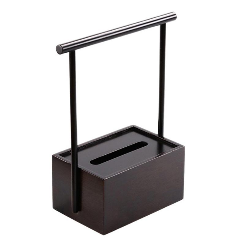 

Modern Chinese Style Bamboos Paper Towel Dispenser For Kitchen Countertop Tissue Box Cover Bathroom Organizer
